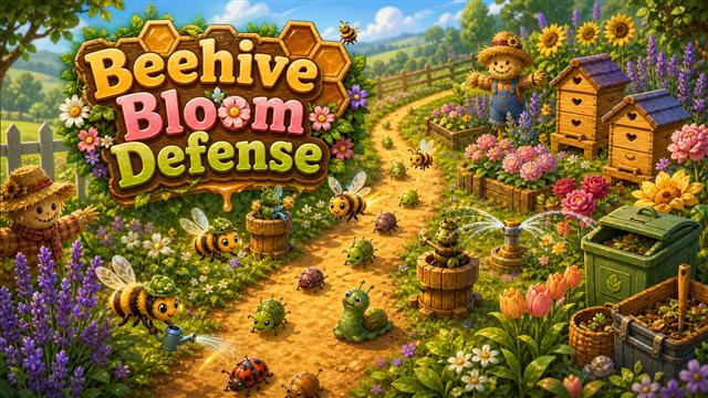 Beehive Bloom Defense cozy tower defense game preview
