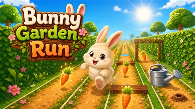 Bunny Garden Run cozy endless runner game preview