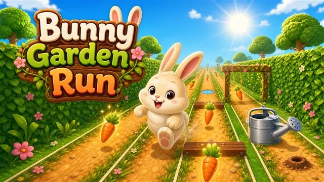 Bunny Garden Run cozy endless runner game preview