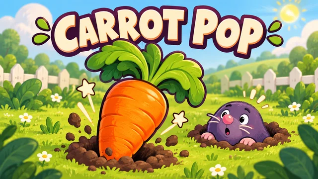 Carrot Pop carrot popping game cover artwork