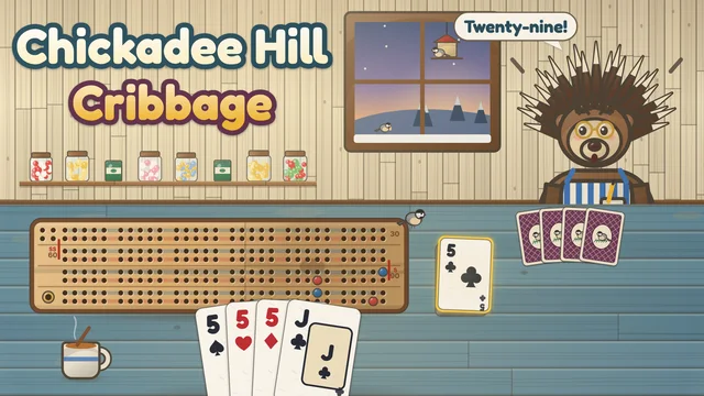 Chickadee Hill Cribbage artwork