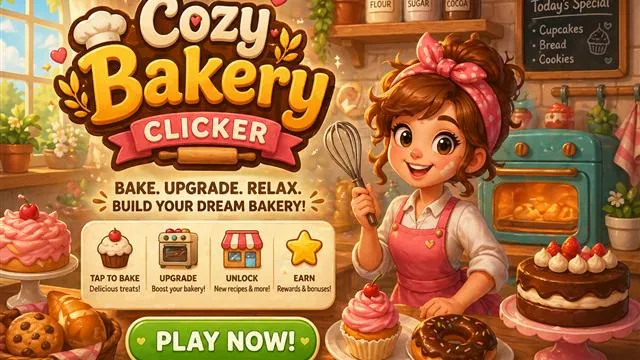 Cozy Bakery Clicker cozy bakery clicker game preview