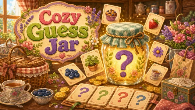 Cozy Guess Jar cozy clue guessing puzzle preview