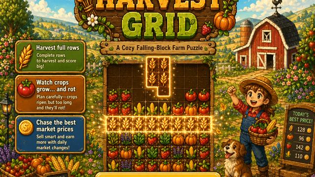 Harvest Grid gameplay preview
