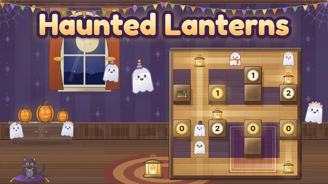 Haunted Lanterns light up puzzle cover artwork