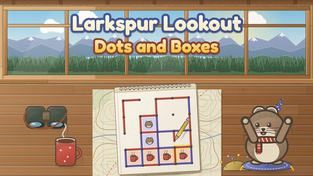 Larkspur Lookout Dots and Boxes artwork