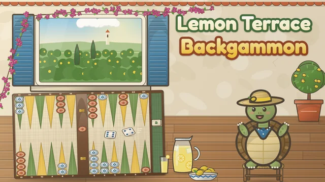 Lemon Terrace Backgammon artwork