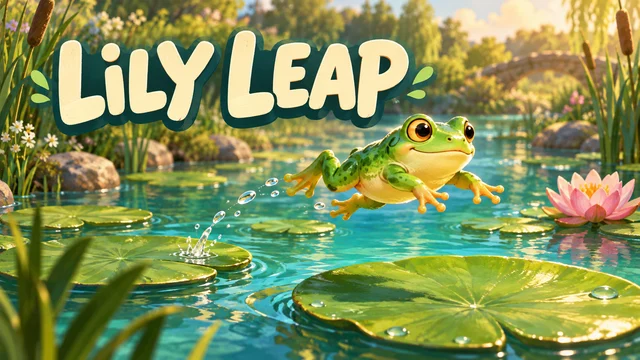 Lily Leap frog jumping game cover artwork