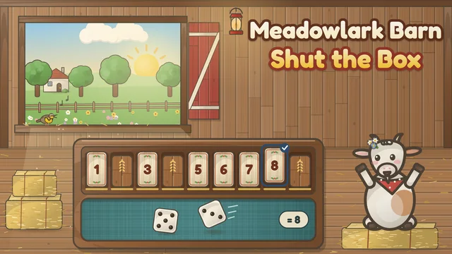Meadowlark Barn Shut the Box shut the box cover artwork