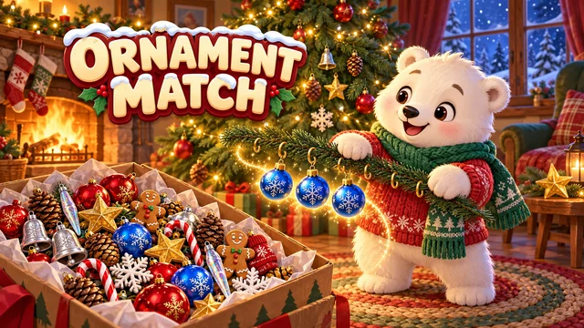 Ornament Match tile match game cover artwork