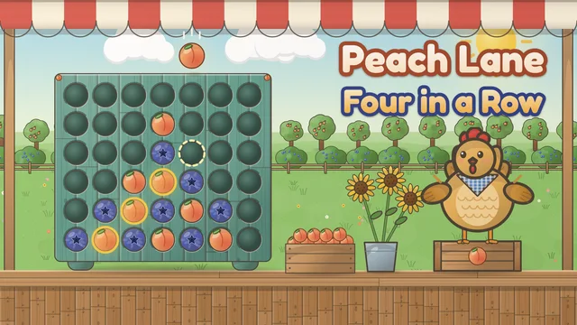 Peach Lane Four in a Row artwork