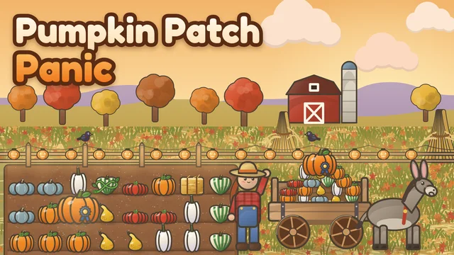 Pumpkin Patch Panic pumpkin matching game cover artwork