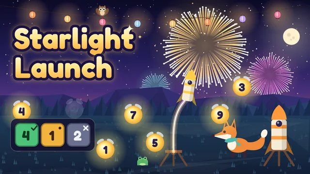 Starlight Launch cozy code-breaking game cover artwork