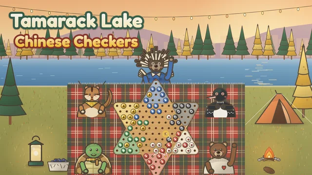 Tamarack Lake Chinese Checkers artwork